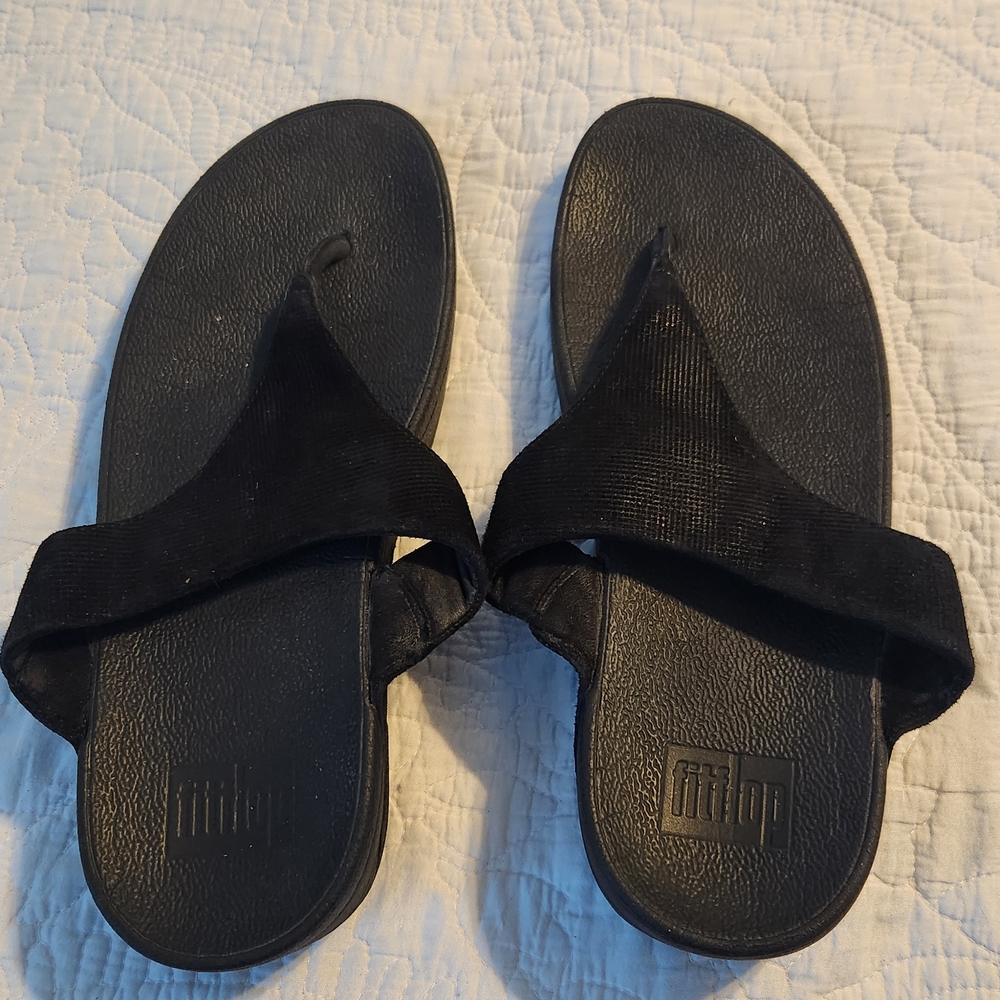 FitFlop Classic Black Flip-Flops